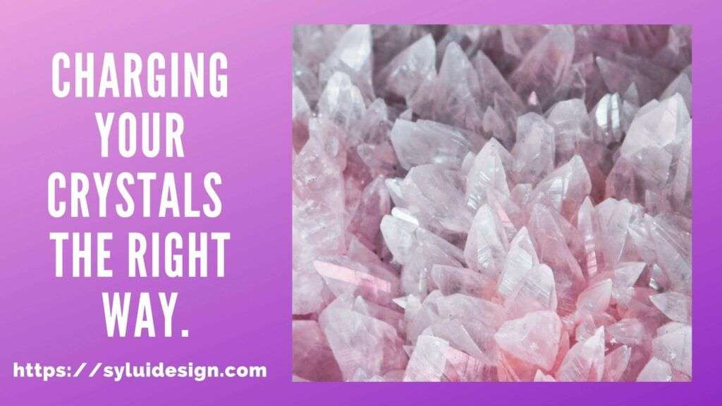 cleanse and charge crystals and stones