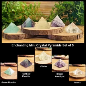 Crystal Pyramids for protection 
