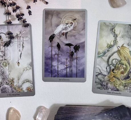 "cleansing and bonding with a new oracle deck for beginners"