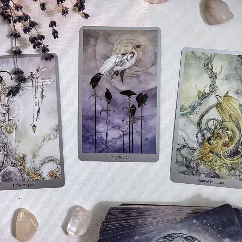 "cleansing and bonding with a new oracle deck for beginners"